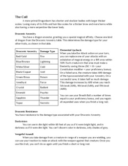 Dragonborn Alternatives