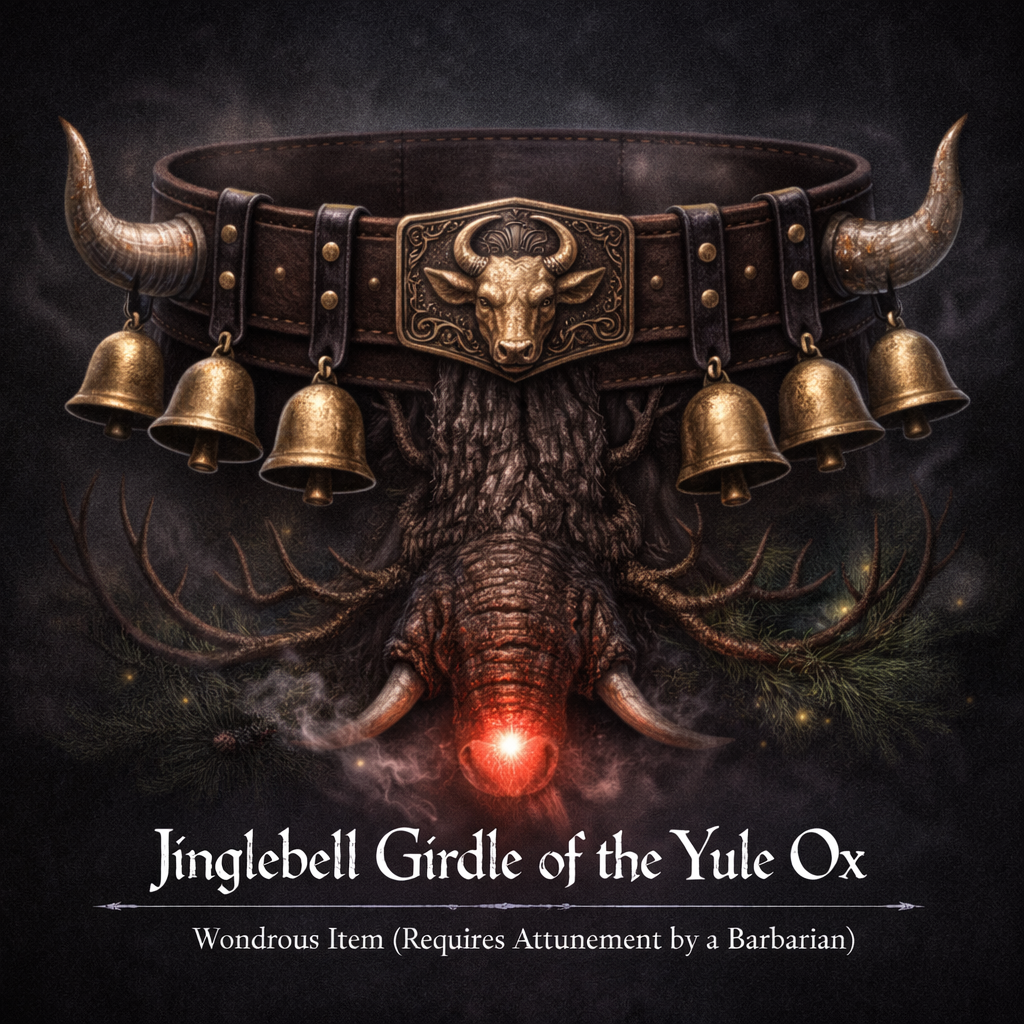 Jinglebell Girdle of the Yule Ox